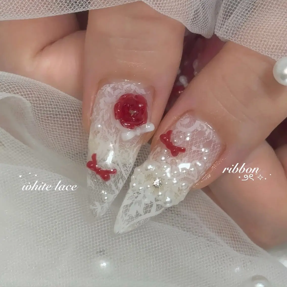 ネイル ハンドネイル Blanche mimi.u_aのネイルデザイン