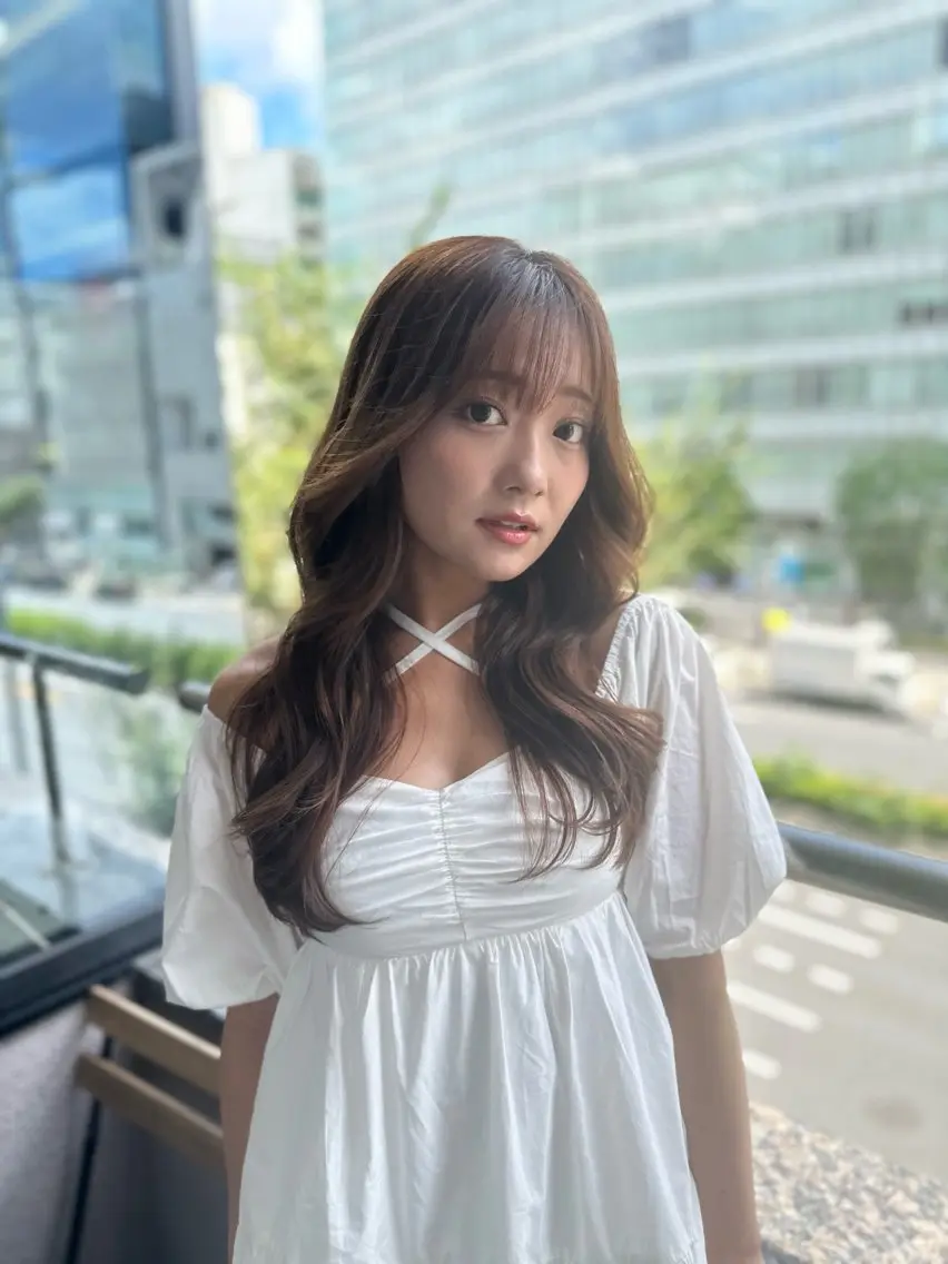 セミロング カット ヘアカラー トリートメント ヘッドスパ ヘアセット 前髪顔まわりカット 🌈中村海聖のヘアスタイル