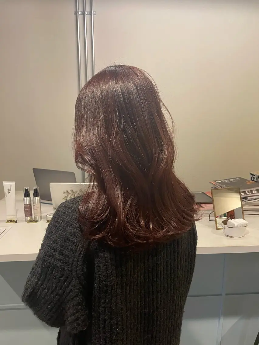 ミディアム Heath 姪浜 ⌇フタバのヘアスタイル