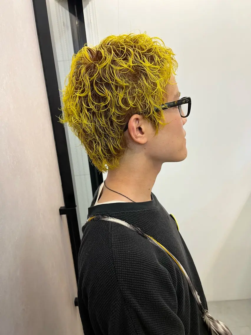 【新規限定】カット＋ケアパーマ(ブリーチ毛、ハイダメージ毛対応)＋トリートメントの写真