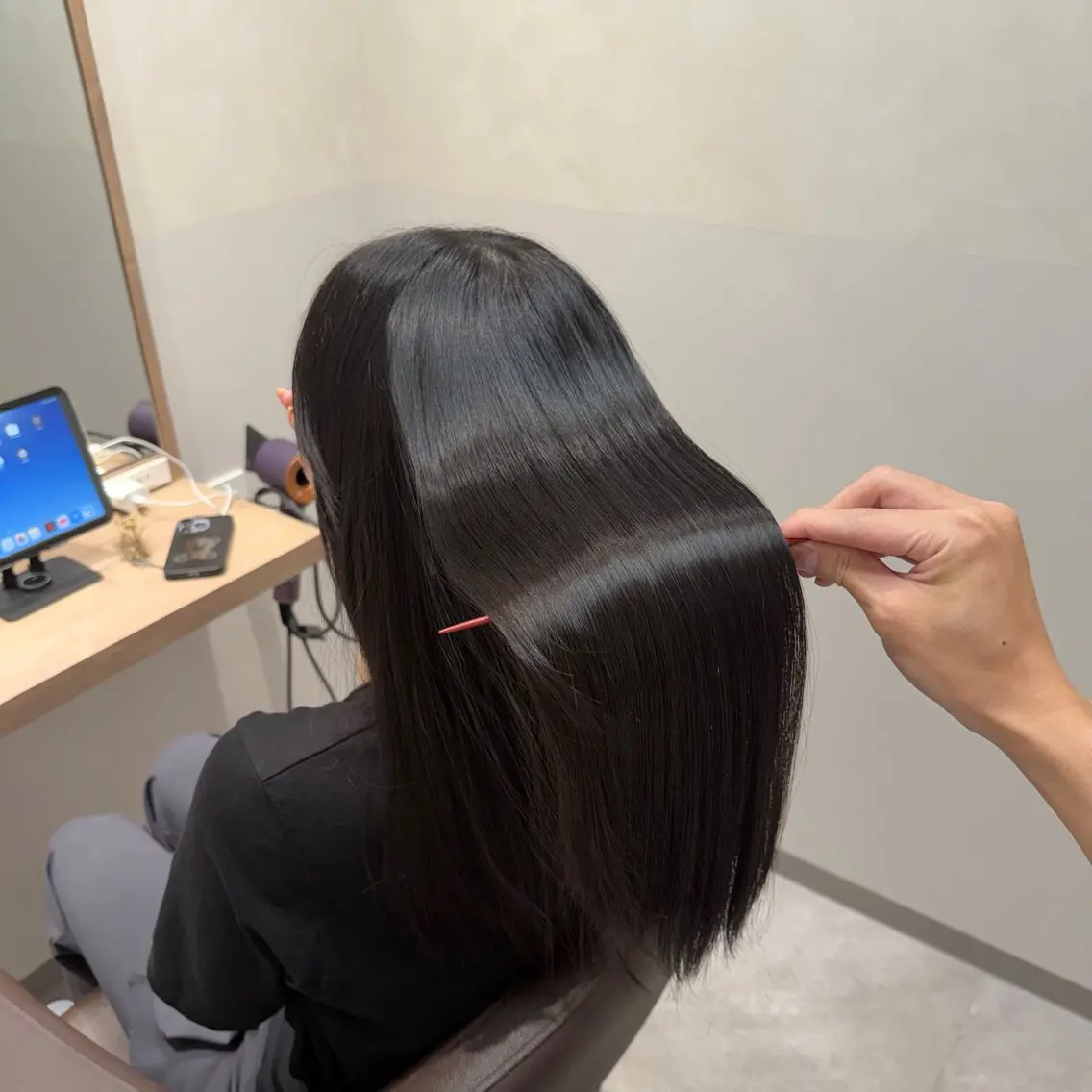 ロング カット トリートメント 福田 修平 髪質改善/美髪矯正のヘアスタイル