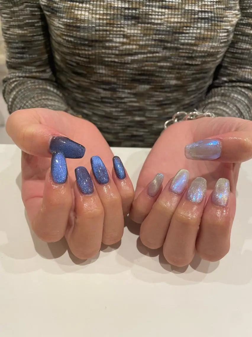 今話題🤍 大人気 フラッシュor マグネットネイル💖ご新規様今だけ通常2200円→オフ550円✨の写真