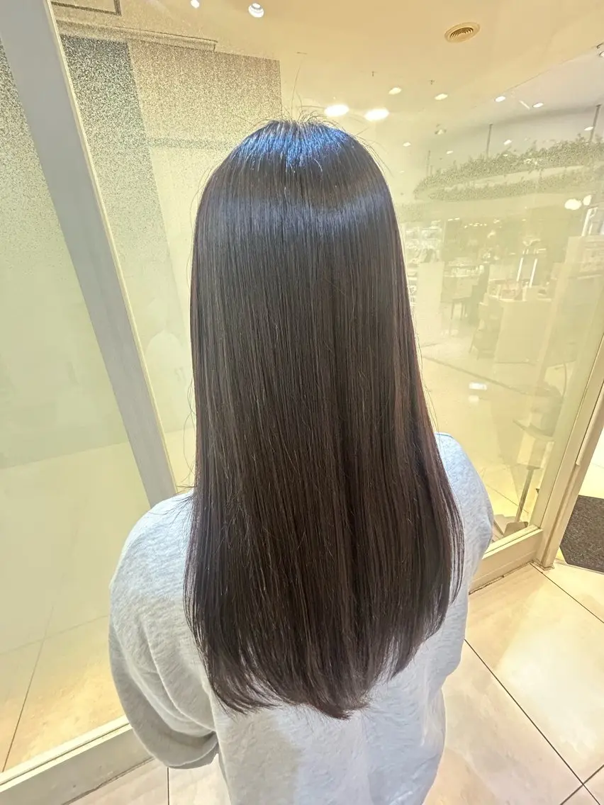 ロング パーマ カット トリートメント ヘッドスパ 縮毛矯正/髪質改善/ 艶髪ササキナツミのヘアスタイル