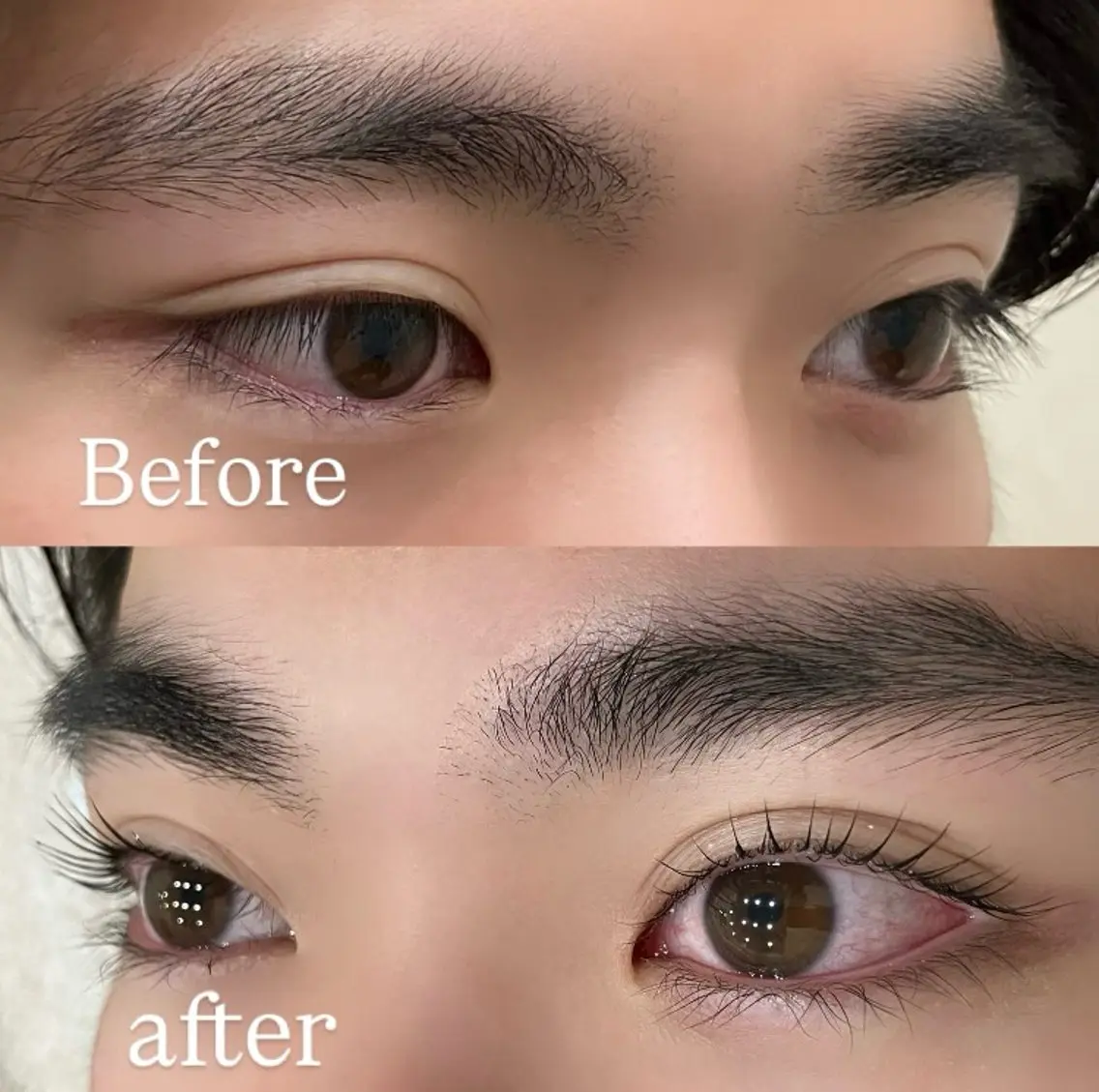 メンズ マツエク・マツパ メンズパーマ 一重×まつ毛パーマ eyesalon Fair 本厚木店のマツエク・マツパデザイン