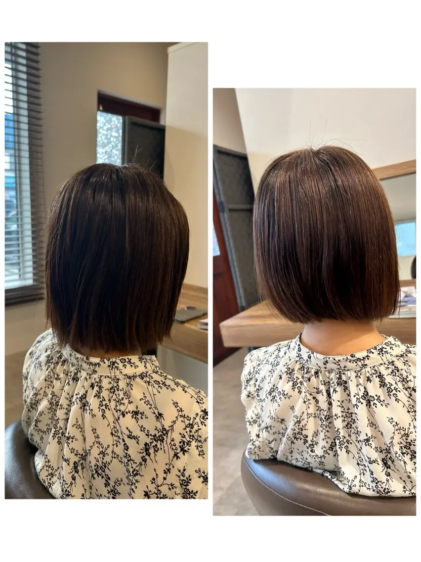 ミディアム パーマ やまこし 美裕樹のヘアスタイル