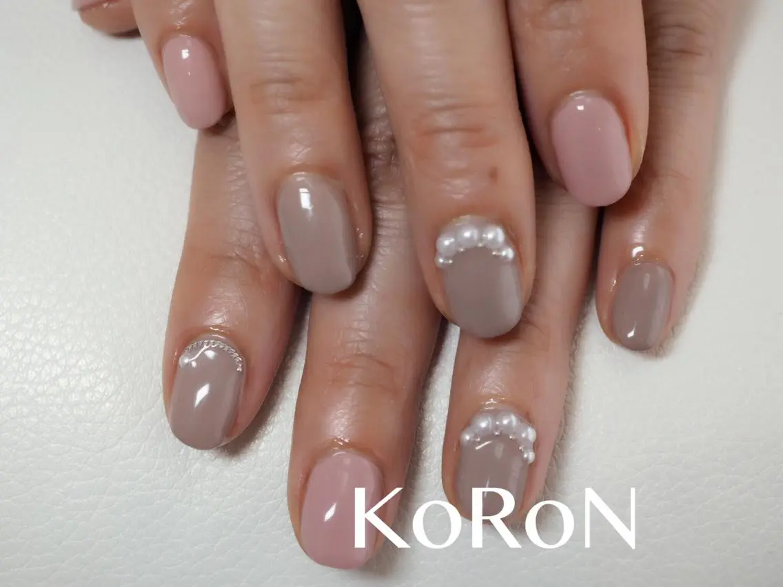 ネイル ハンドネイル 自宅サロン鎌倉 KORONのネイルデザイン