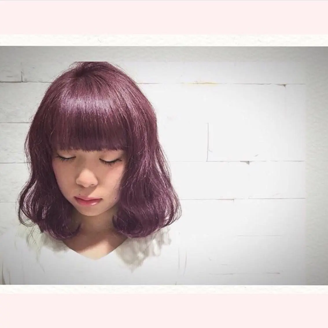 ミディアム セミロング ロング カラー ピンクカラー YUI𓍯エクステ /ニュアンスカラーのヘアスタイル