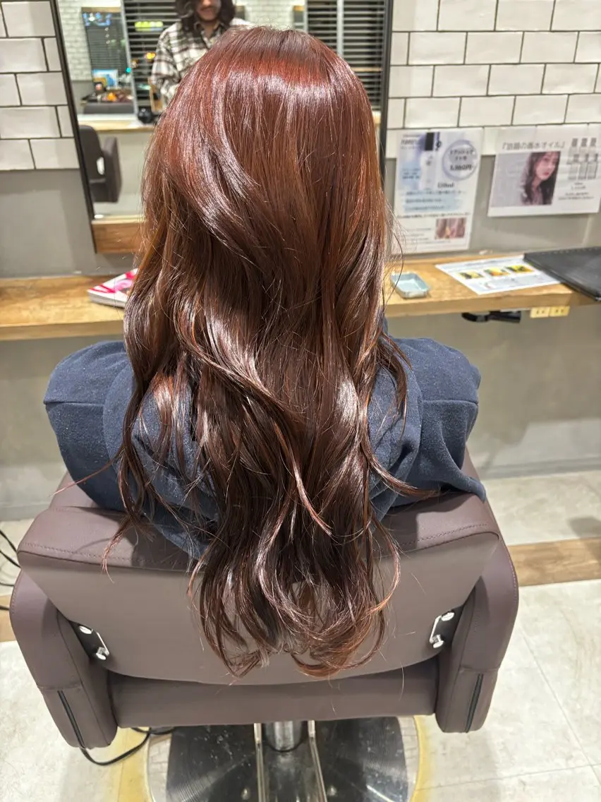 ロング カット ヘアカラー トリートメント 菊地 優斗のヘアスタイル
