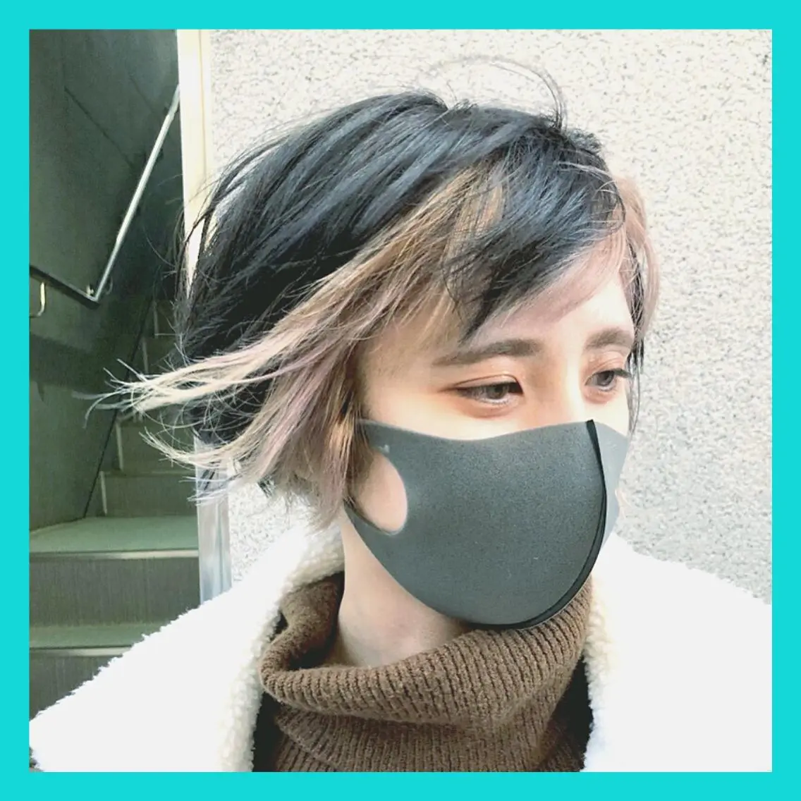 ショート カラー ヘアアレンジ 🪼個性、雰囲気🪼 ⛈オカダ🎧のヘアスタイル