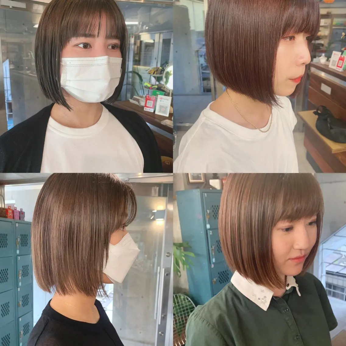 ショート 切りっぱなしボブ ボブ カット トリートメント 土屋かすみ✁︎. ꙳ 姫カットのヘアスタイル