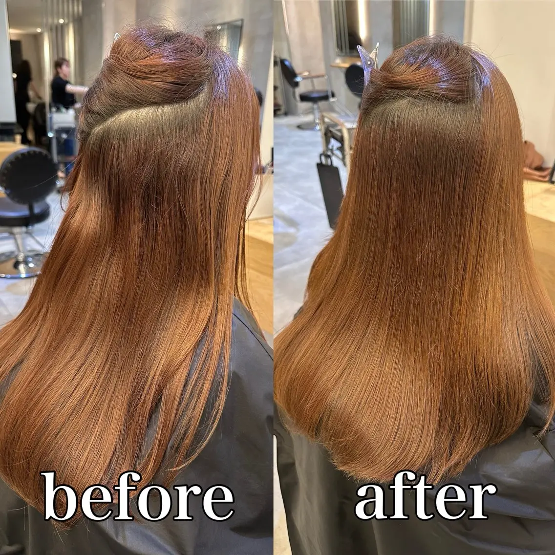 ロング 縮毛矯正 美髪矯正💎副店長 💎ミツキのヘアスタイル