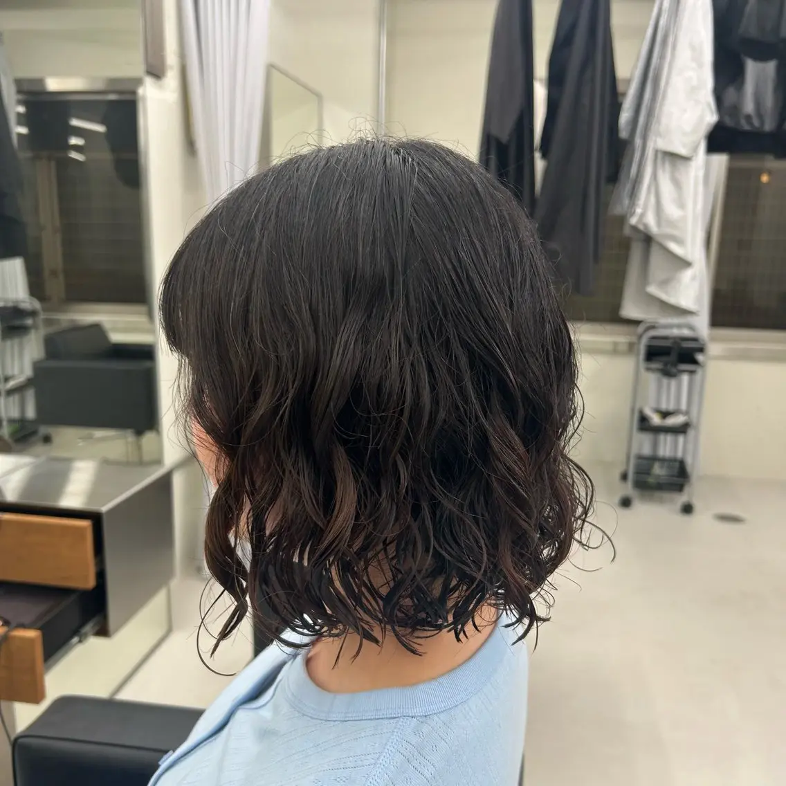ミディアム パーマ レディース/ボブ パーマ/ 田中育斗のヘアスタイル