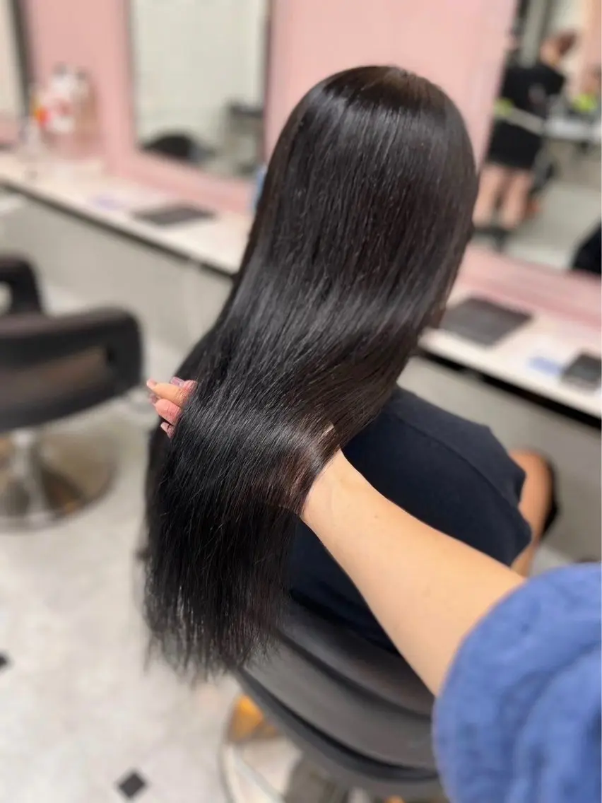 ロング トリートメント メンズ特化/上野 暖色カラー ダイチのヘアスタイル