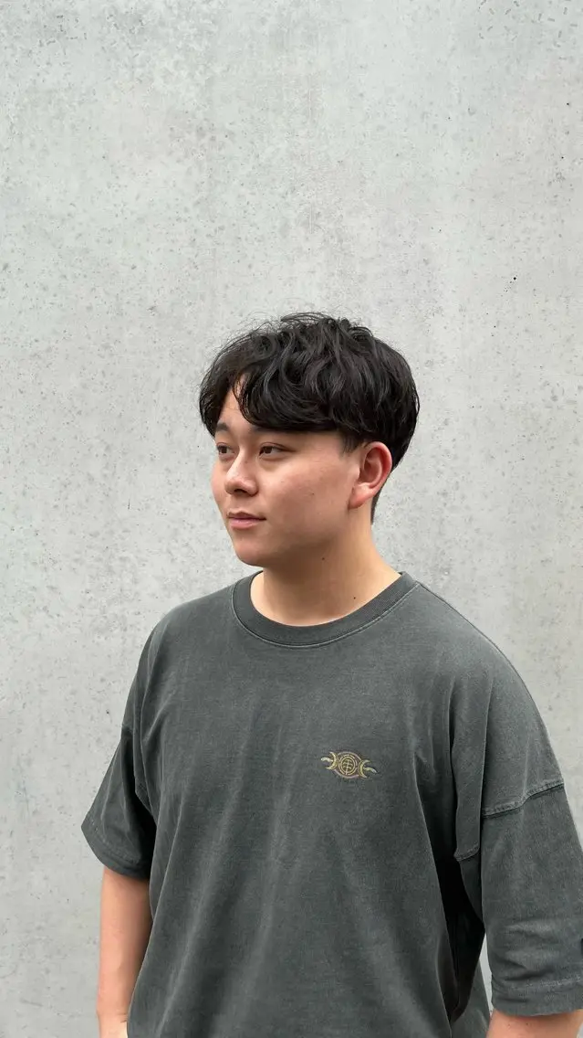 メンズ センターパート 💇‍♂️キョウヤ パーマ特化💇‍♂️のヘアスタイル