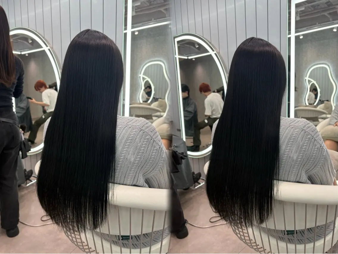 ロング カラー ヘアアレンジ ブリーチ 透明感カラー 顔まわりレイヤー 顔周りカット ハッシュカット カット ヘアカラー 縮毛矯正 トリートメント ヘアセット 大宮‎縮毛矯正🩵 レイヤー　佐藤和のヘアスタイル