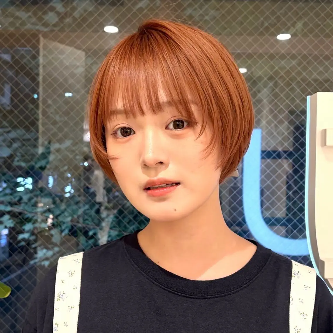 ショート カラー ショートボブ ベージュカラー ブリーチ ダブルカラー ブリーチなしカラー カット ヘアカラー トリートメント 暖色カラー/ボブ/ 縮毛矯正/銀座/モエのその他イメージ