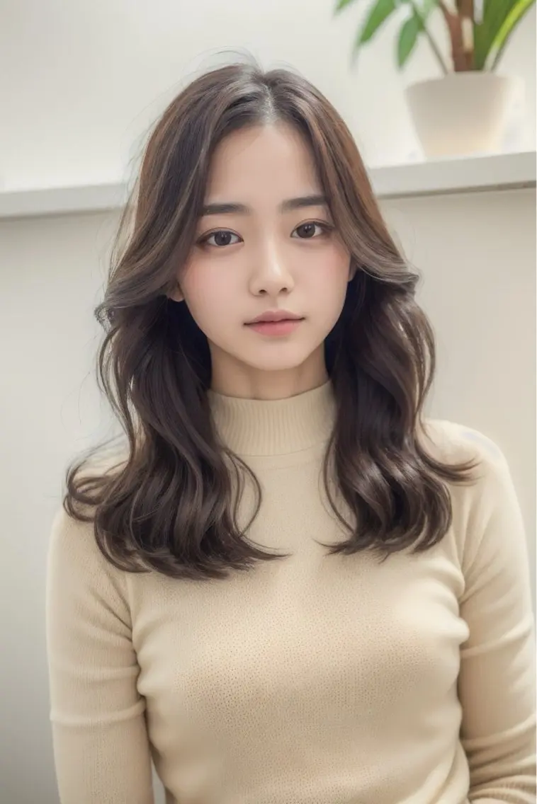 ロング カラー ヘアアレンジ キマるメンズパーマ クメユウキのヘアスタイル