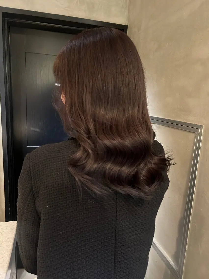 セミロング カラー ヘアカラー トリートメント デザイン/アレンジ ❤︎イシイレイのヘアスタイル