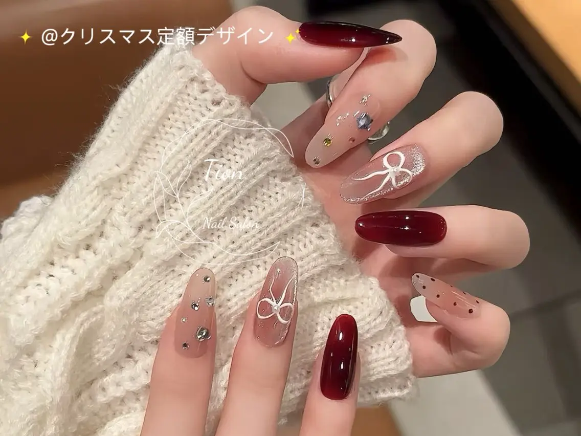 ネイル チークネイル 長さ出し フットネイル フレンチネイル ジェルネイル Nailsalon Tion 川崎店のネイルデザイン