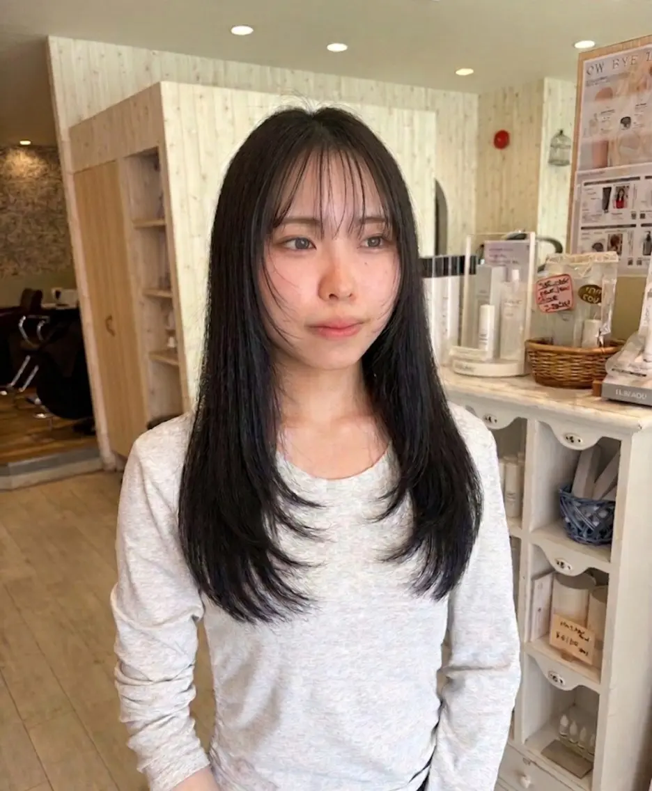 ロング U24✨️0円モデル 🎀藤村音寧🎀のヘアスタイル