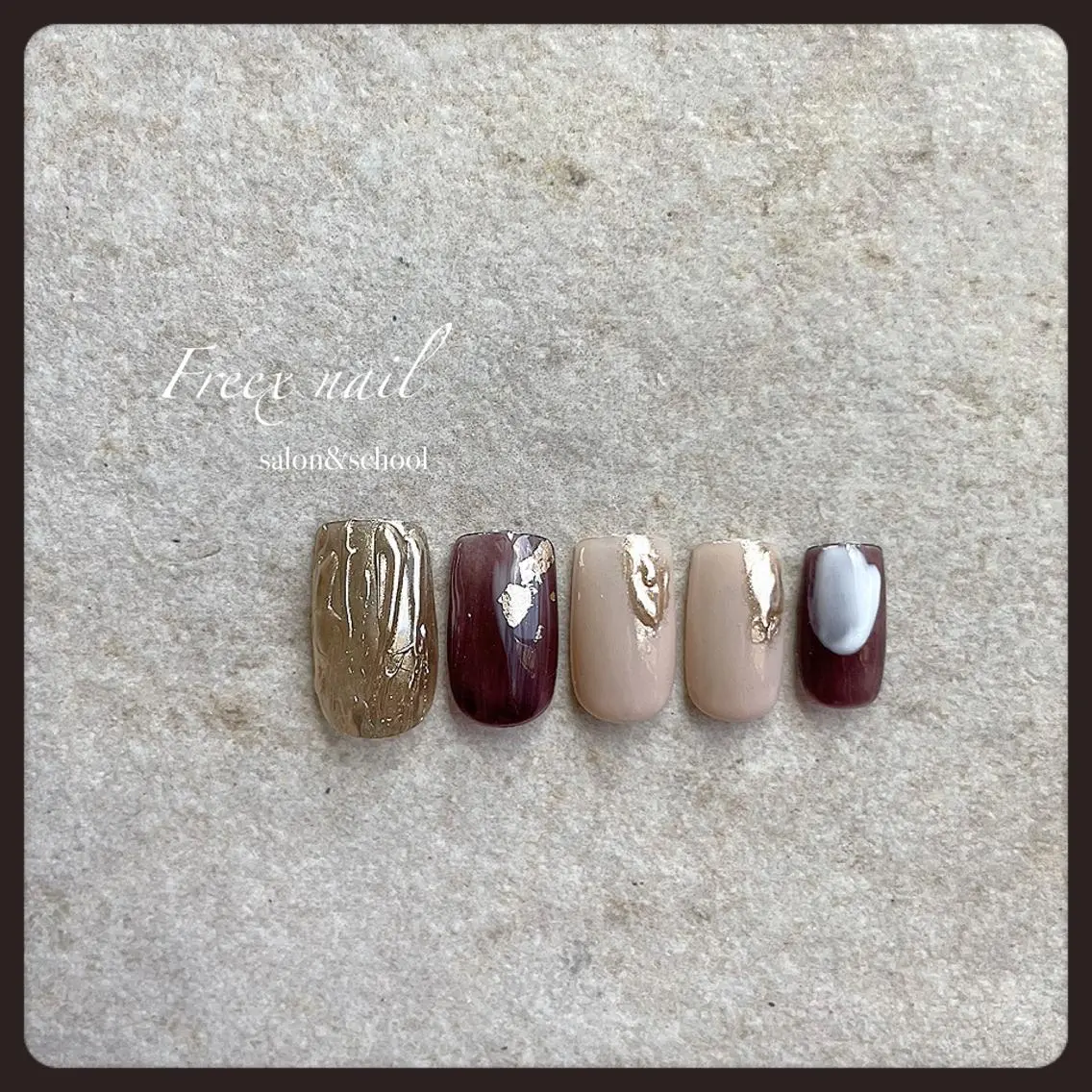 ネイル ミラーネイル ハンドネイル ハンドケア freex nail /ニュアンス/個性派のネイルデザイン