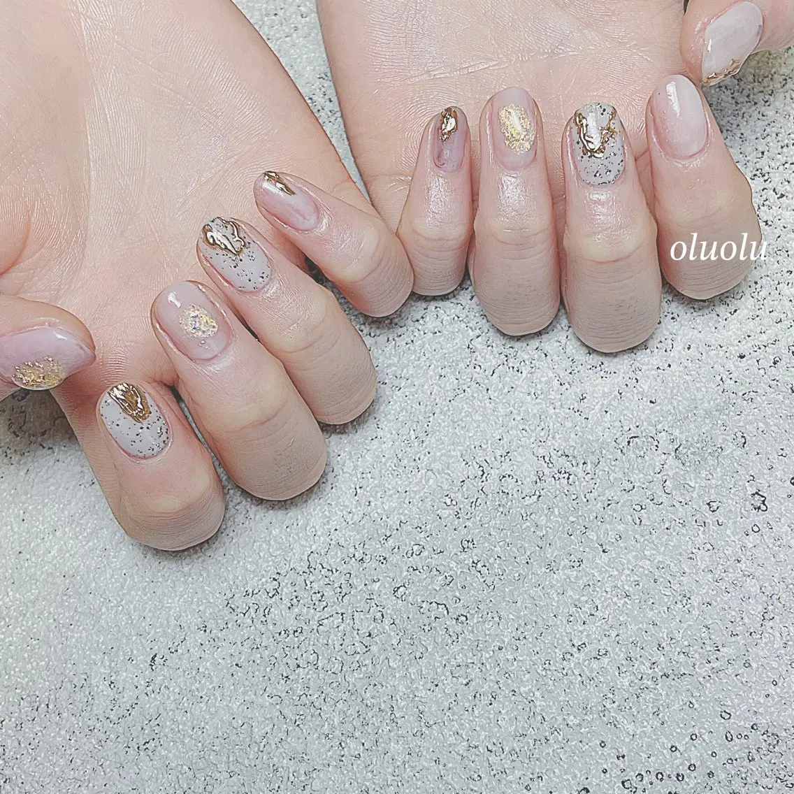 ネイル アートネイル フットネイル ジェルネイル ニュアンスネイル ピンク ハンドネイル 大村 紬華のネイルデザイン