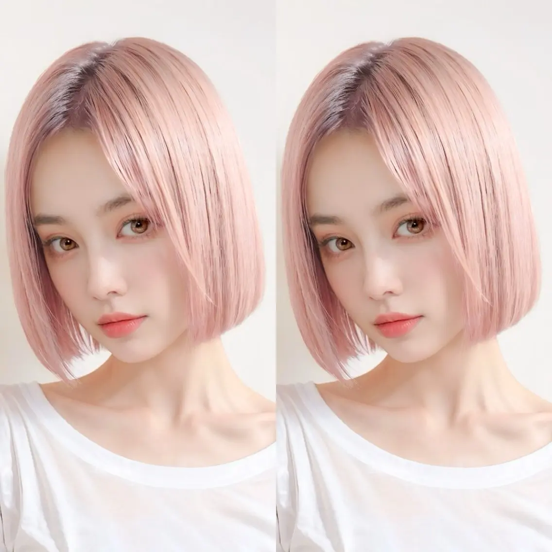ミディアム カット ヘアカラー トリートメント Re.Rize加古川 for ladiesのヘアスタイル