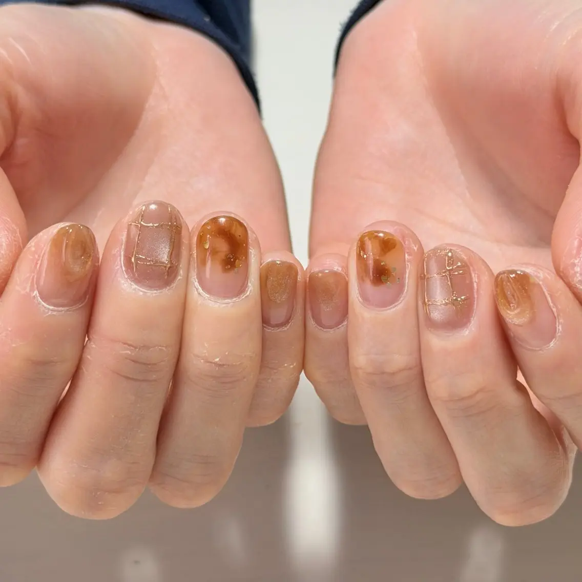 ネイル ニュアンスネイル ハンドネイル 舞鶴 奈々美のネイルデザイン