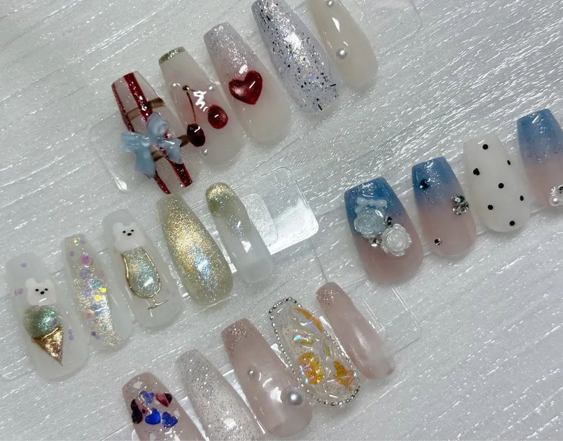 🌻ちゅるん♡ガーリー🫧定額アート🧸<オフあり>の写真