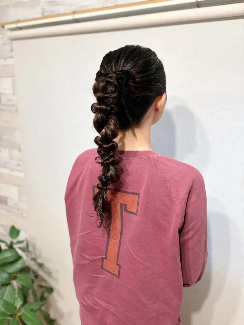ヘアアレンジ ヘアセット hair salon【クラン】のヘアスタイル