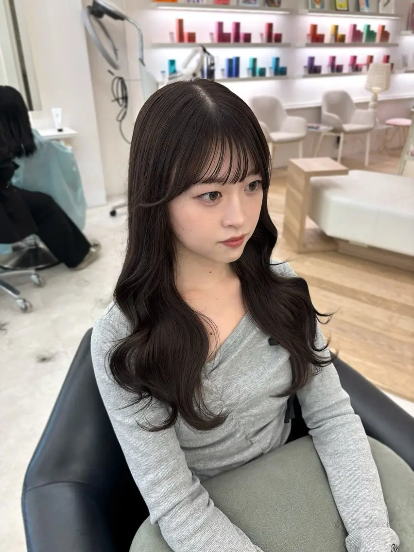 ロング カラー カット ヘアカラー ParveMix‎‎ ‎🤍加藤理沙のヘアスタイル