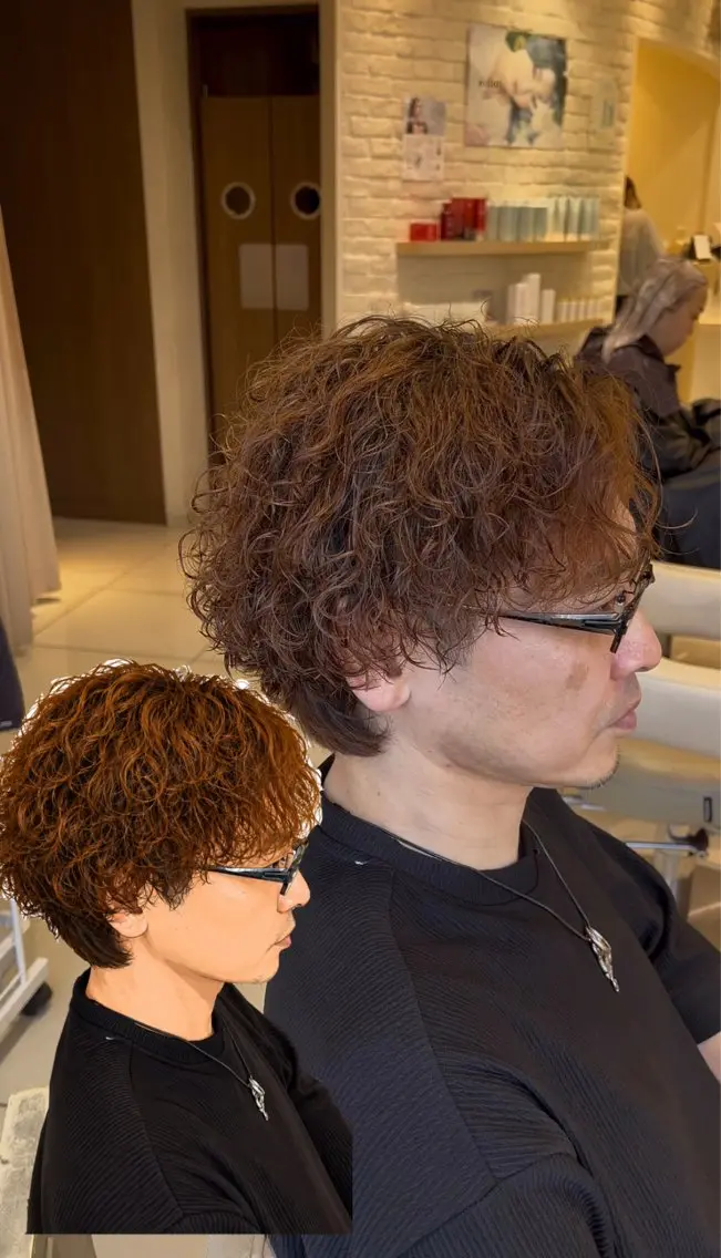 カラー パーマ メンズ カット パーマ メンズパーマ特化型 美容師/荒井海音のヘアスタイル