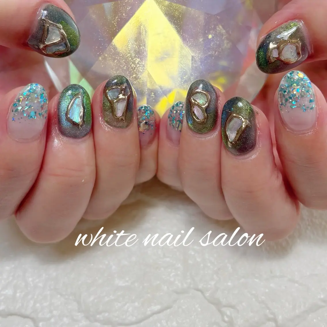 ネイル フットネイル ハンドネイル white nail salonのネイルデザイン