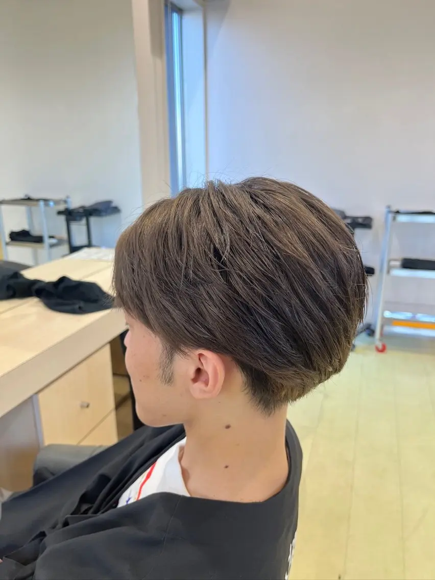 ショート カラー メンズ ヘアカラー イリサワ レンタのヘアスタイル