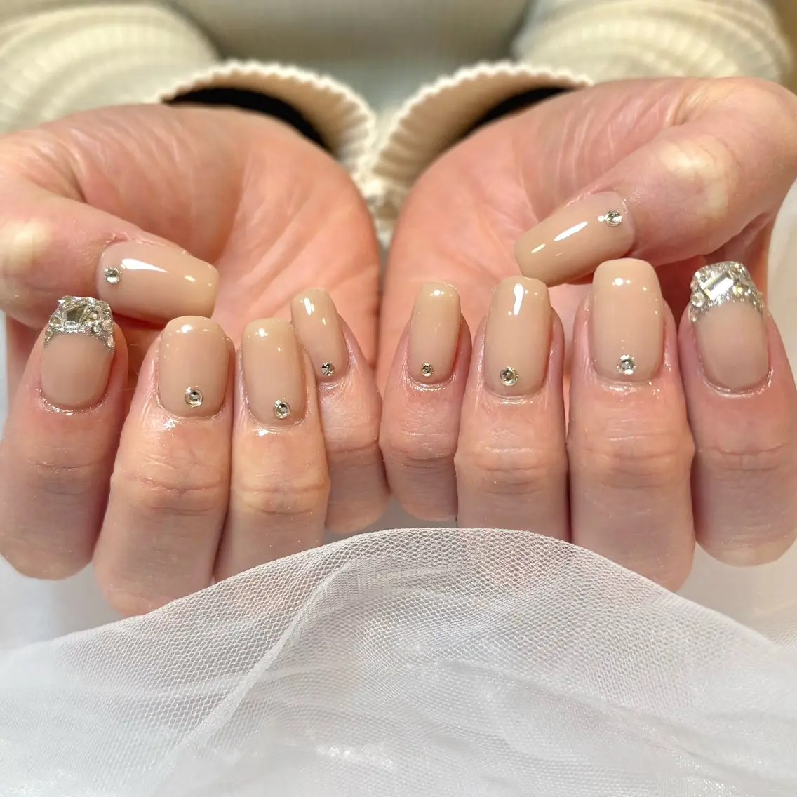 ネイル ジェルネイル ニュアンスネイル ハンドネイル eight横浜☁️ くまべのネイルデザイン