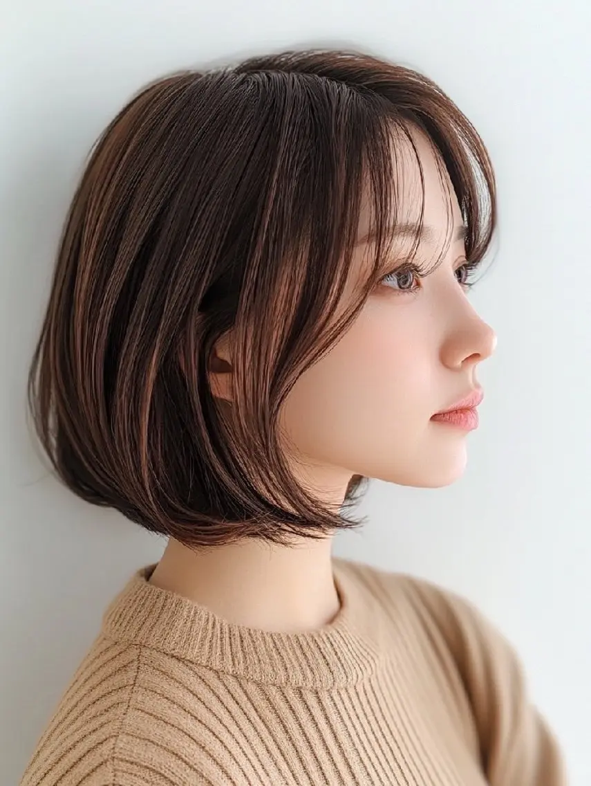 ショート 束感まつぱ🫧 なつき🫧のヘアスタイル