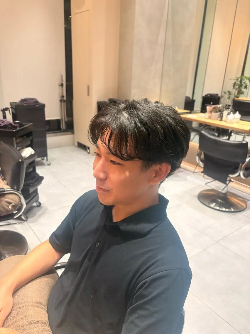 メンズ メンズパーマ カット パーマ 🌻花音🌻メンズ /艶カラー/Wカラーのヘアスタイル