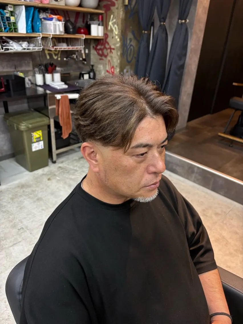 パーマ メンズ keany錦糸町 ハセベユウのヘアスタイル