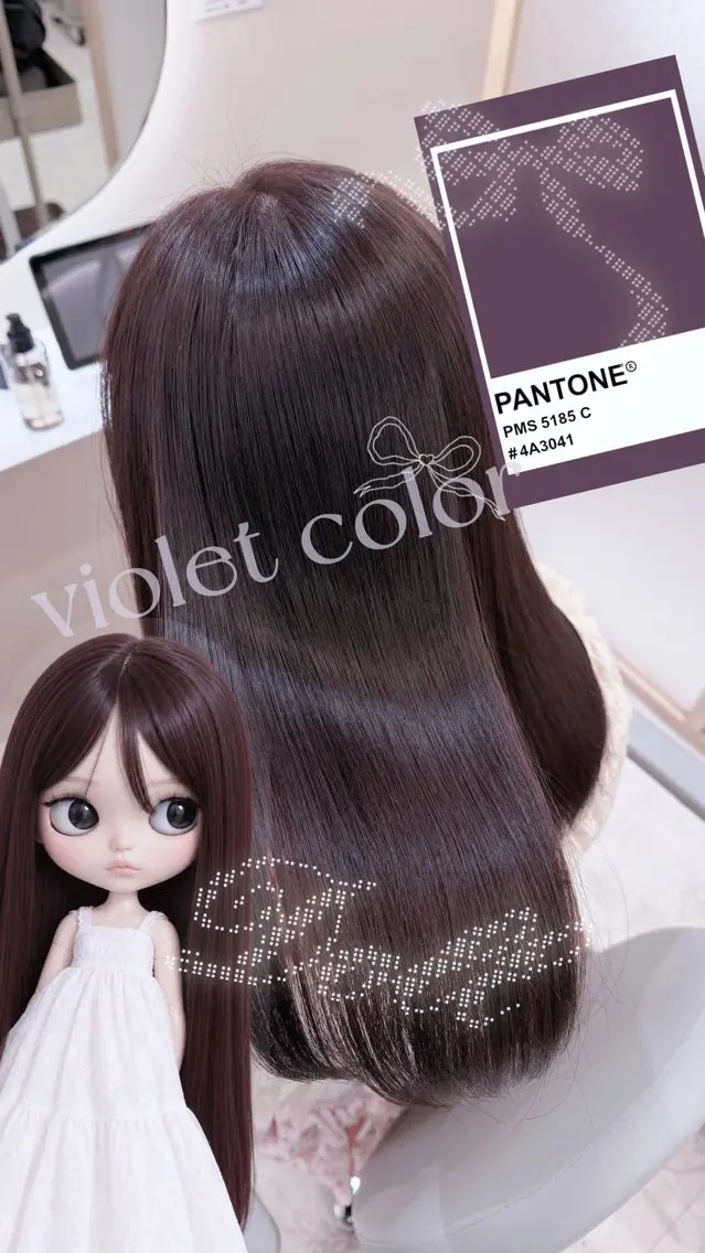 ロング カラー ケアカラー 透明感カラー ダブルカラー 髪質改善 トリートメント ヘアカラー Zina千葉2nd 💫moneのヘアスタイル