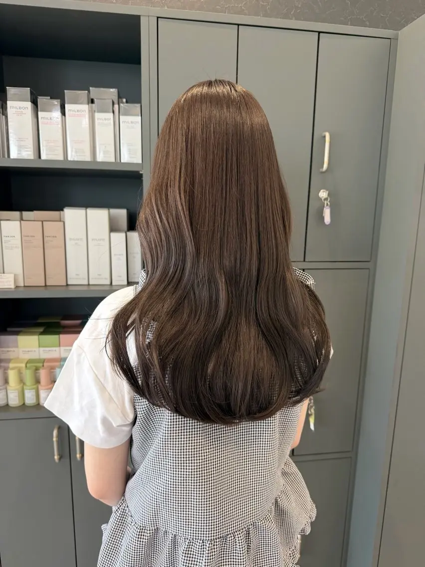 ロング カット ヘアカラー トリートメント maki💖艶髪/ レイヤー/髪質改善のヘアスタイル