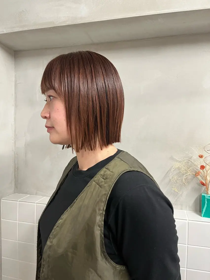ミディアム ボブ anon Loemのヘアスタイル