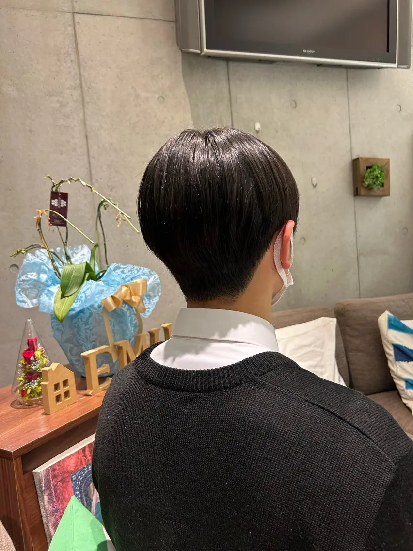 メンズ センターパート マッシュ 🎠🤍minami ブリーチ🤍🎠のヘアスタイル