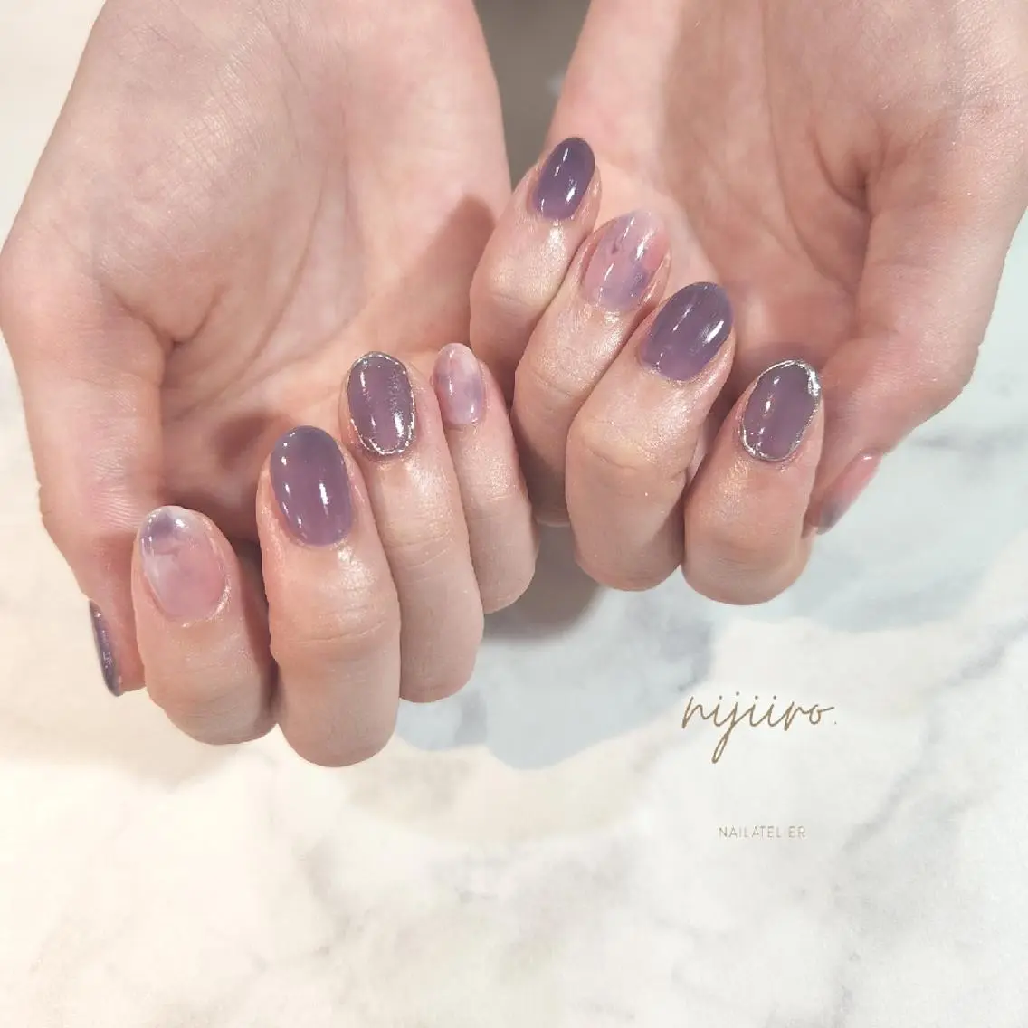 ネイル ハンドネイル nijiiro🌈 サトウのネイルデザイン