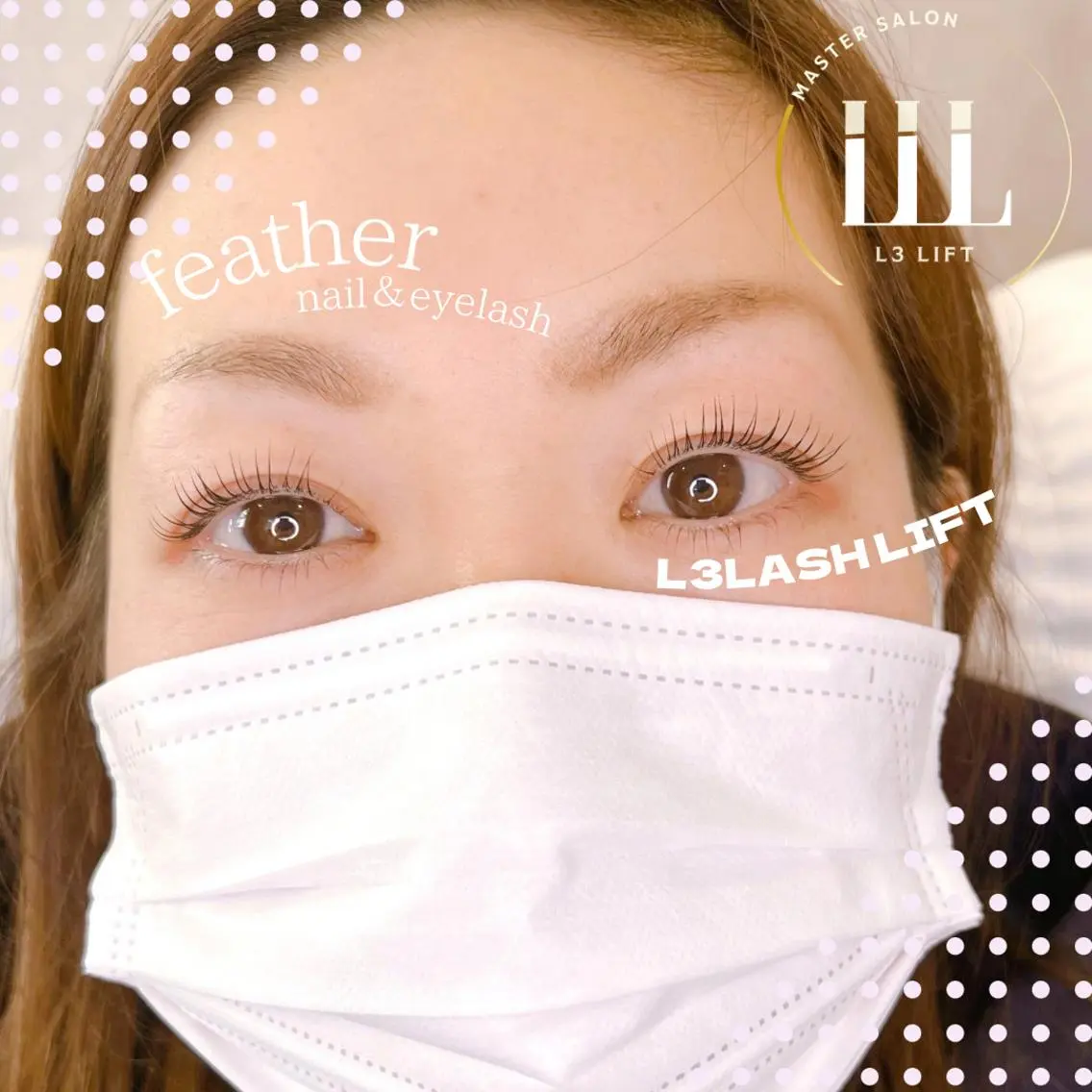 マツエク・マツパ マツパ Feather MAIのマツエク・マツパデザイン