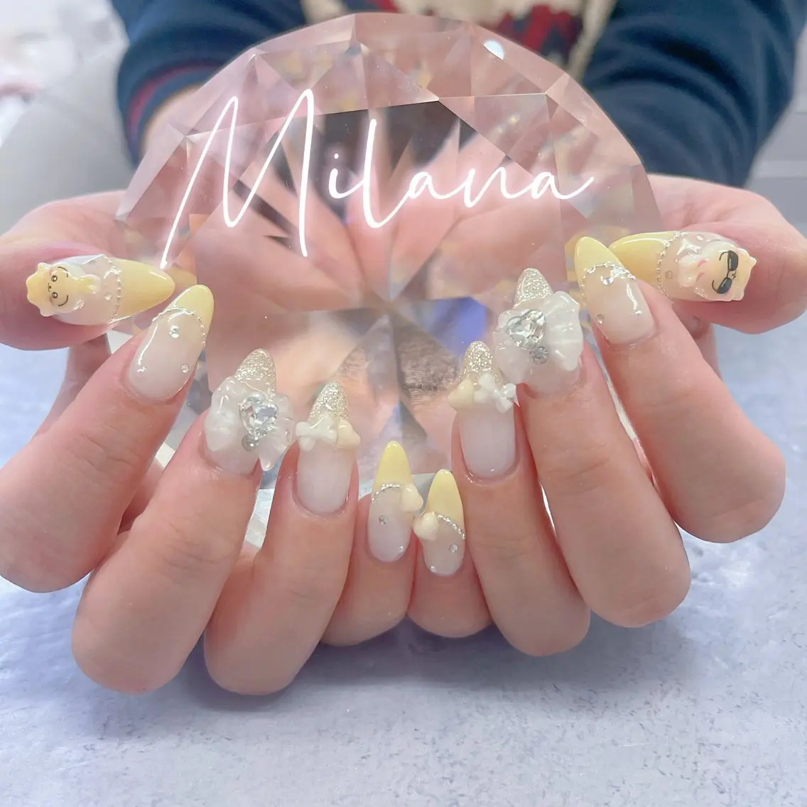 ネイル ハンドネイル Milana 西里のネイルデザイン