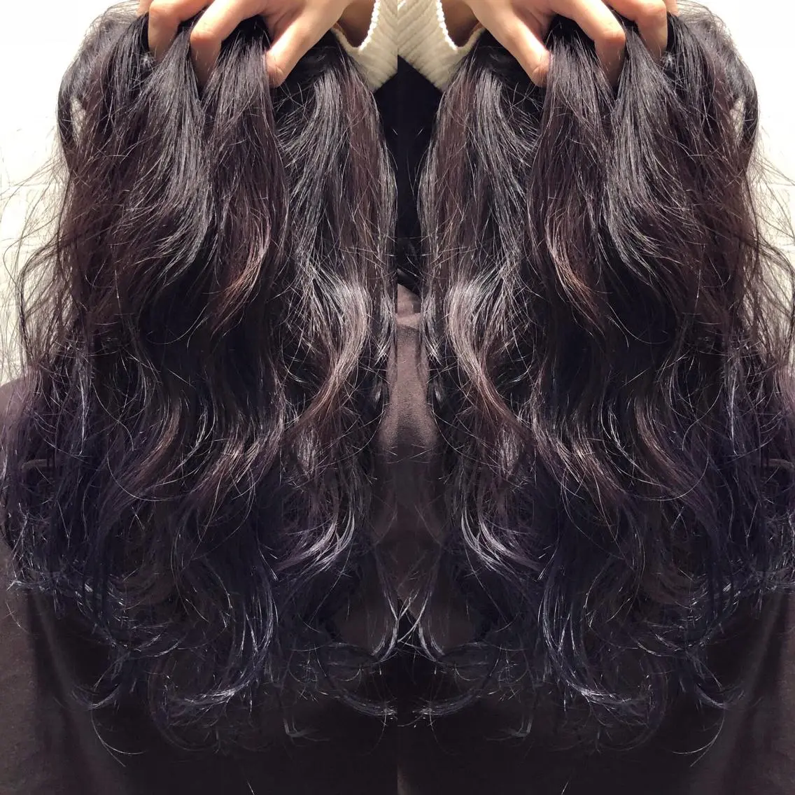 セミロング ハイライト 似合わせカット 飯田 祥哉のヘアスタイル