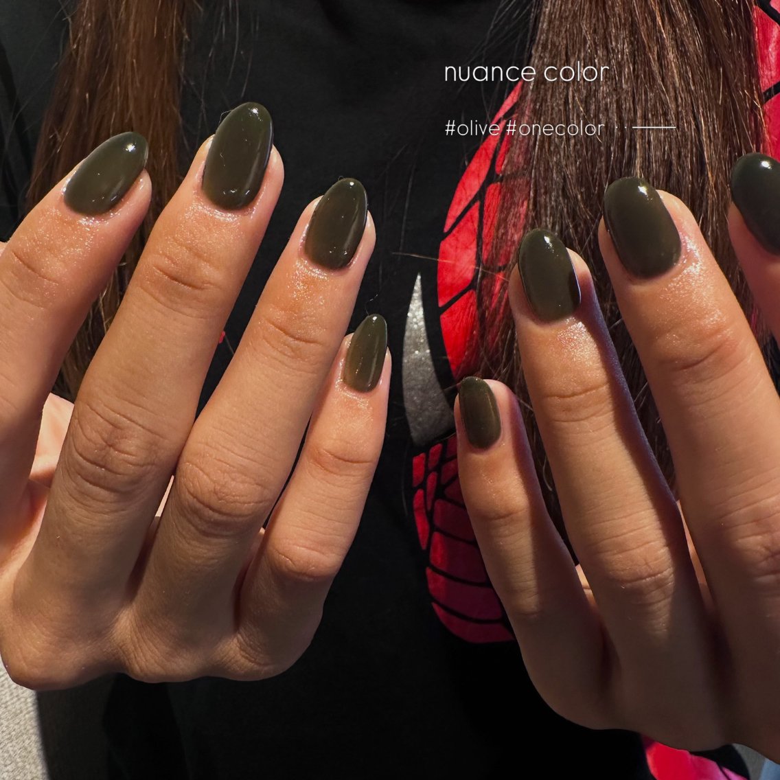 ネイル ワンカラーネイル ハンドネイル nailsalon nuit.のネイルデザイン