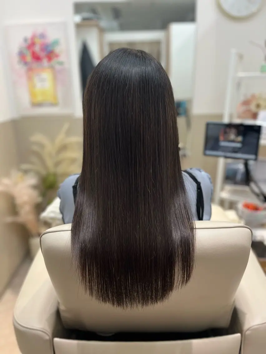 ロング カラー 髪質改善 ulu+sia/ 神戸本格派髪質改善のヘアスタイル