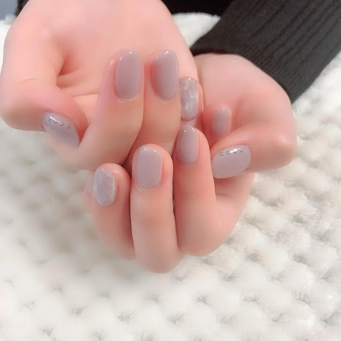 ネイル 大理石ネイル(マーブル) オフィスネイル ono megumiのネイルデザイン