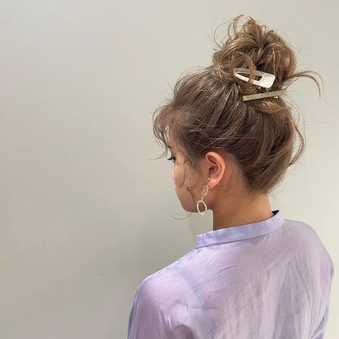 ミディアム カラー ヘアアレンジ 浅沼 ゆいのヘアスタイル